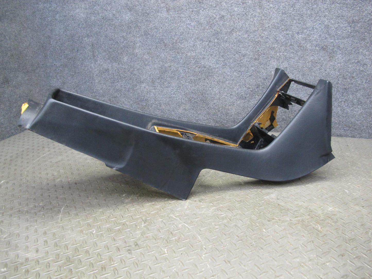 86-89 Mercedes R107 560SL Front Center Console Trim Cover Panel Black OEM