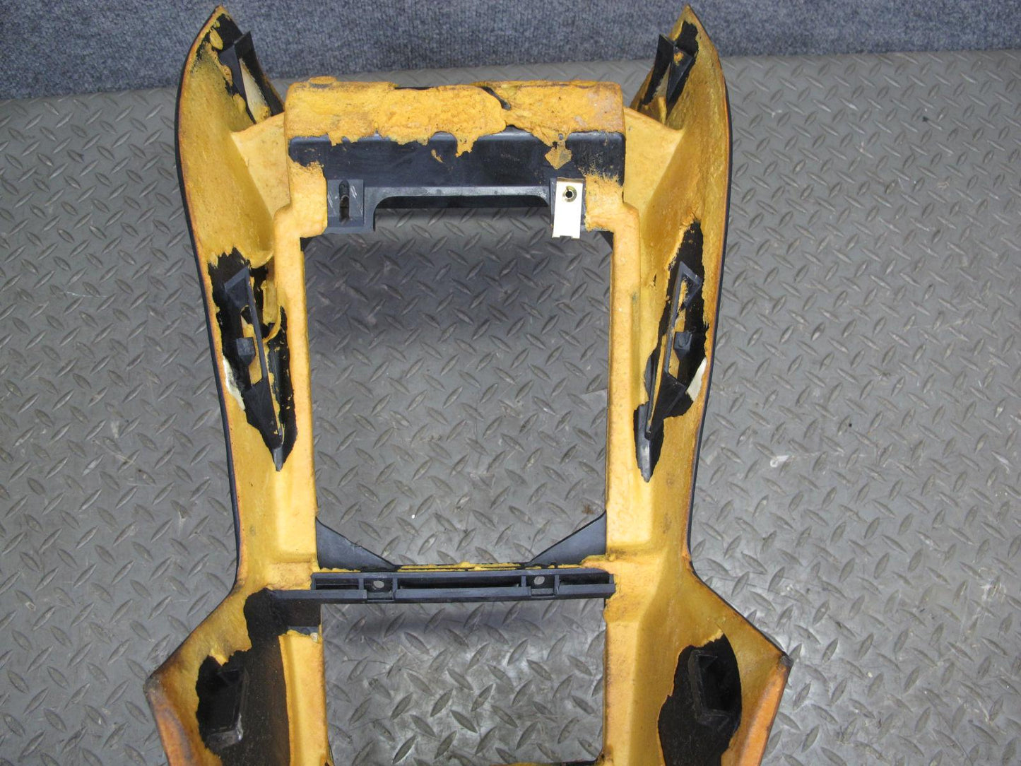 86-89 Mercedes R107 560SL Front Center Console Trim Cover Panel Black OEM