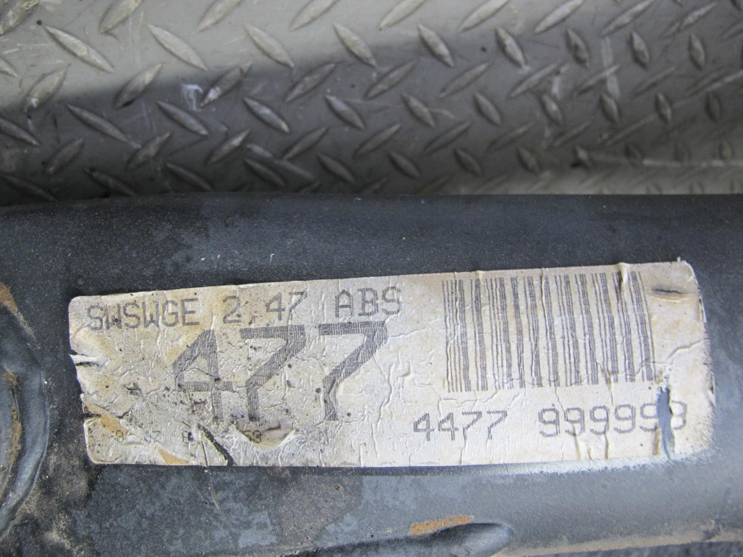 86-89 Mercedes R107 560SL Rear Suspension Subframe Crossmember Carrier OEM