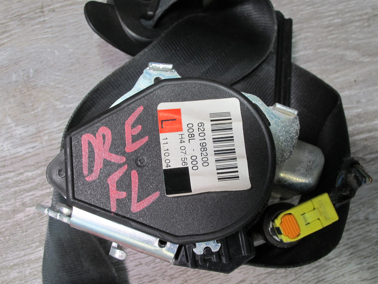 12-19 LAND RANGE ROVER EVOQUE L538 FRONT RIGHT & LEFT SIDE SEATBELT RETRACTOR SET OEM