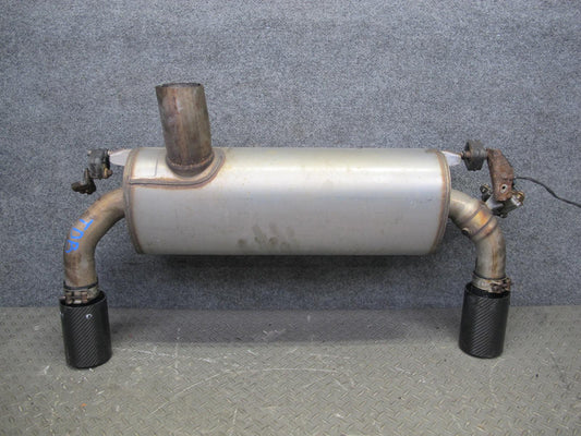 12-15 BMW F30 F32 F33 335i 335xi 435i Rear Exhaust Muffler w Tips 7602290 OEM