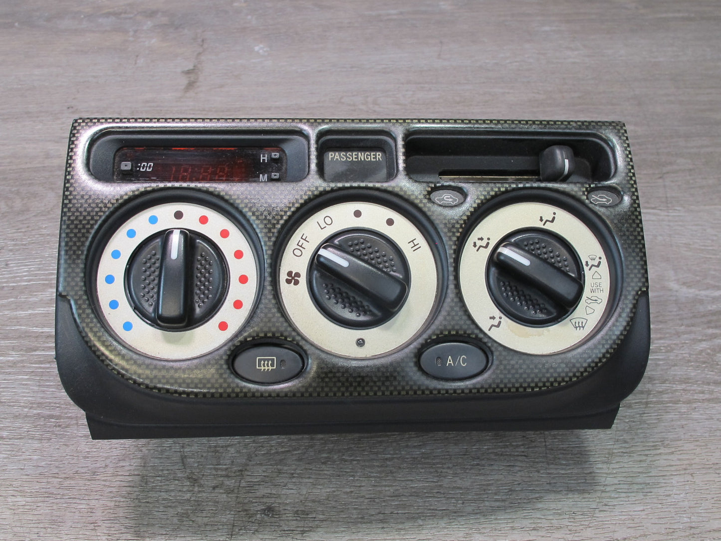 00-05 Toyota MR2 Spyder ZZW30L A/C Heater Climate Control Switch Panel OEM