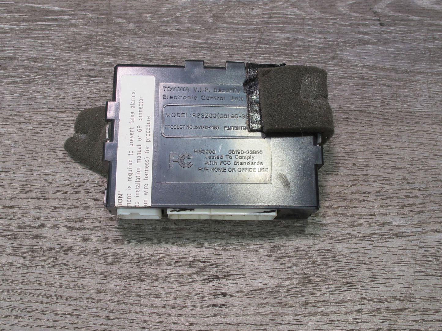 00-05 Toyota MR2 Spyder ZZW30L Anti Theft VIP Security Control Module Unit OEM