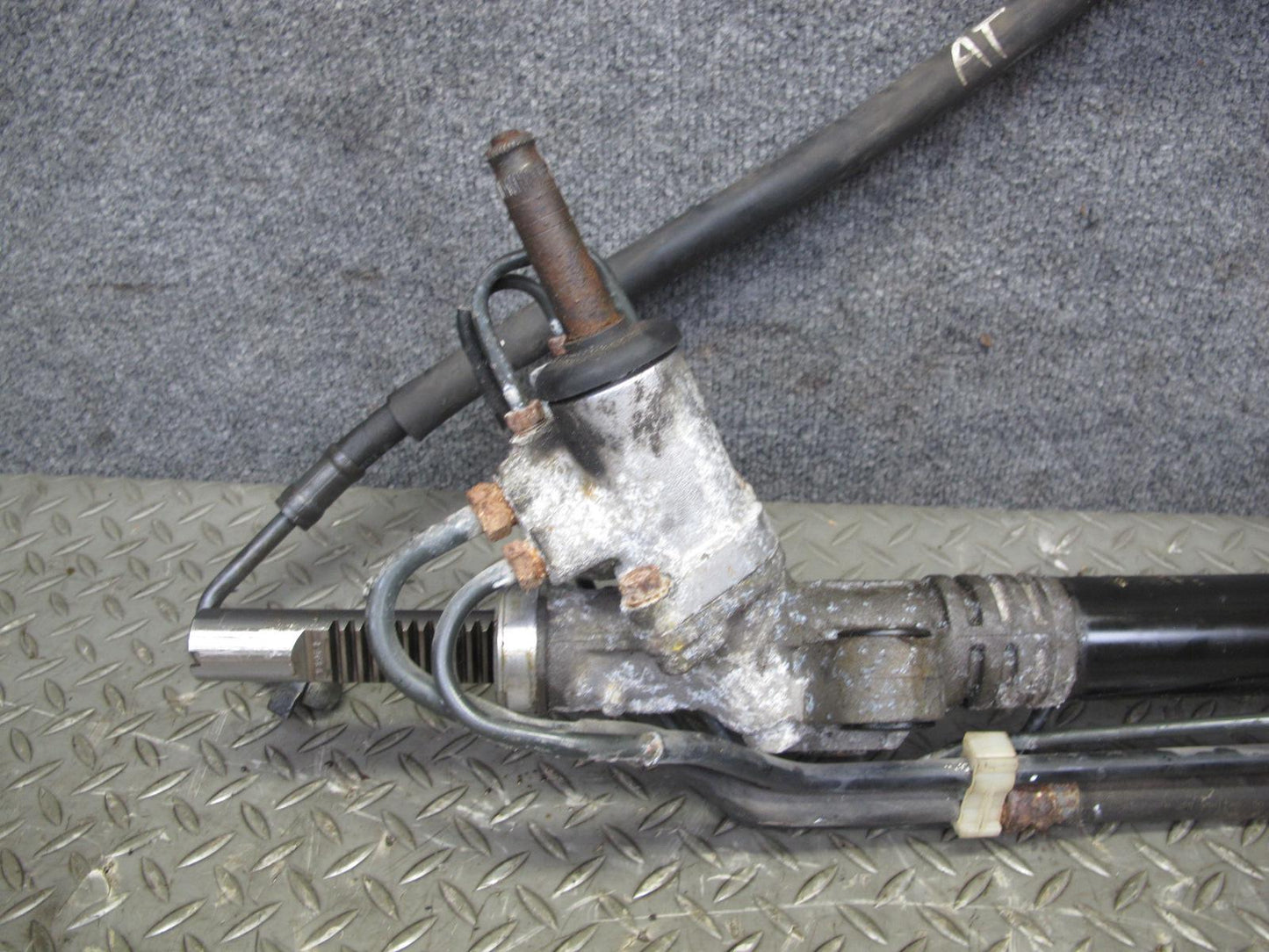 12-14 Subaru Impreza WRX Turbo MT Power Steering Rack AND Pinion Gear w Hose OEM