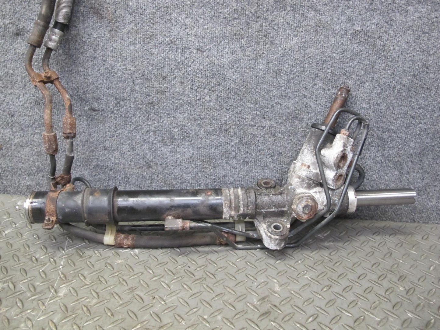 12-14 Subaru Impreza WRX Turbo MT Power Steering Rack AND Pinion Gear w Hose OEM