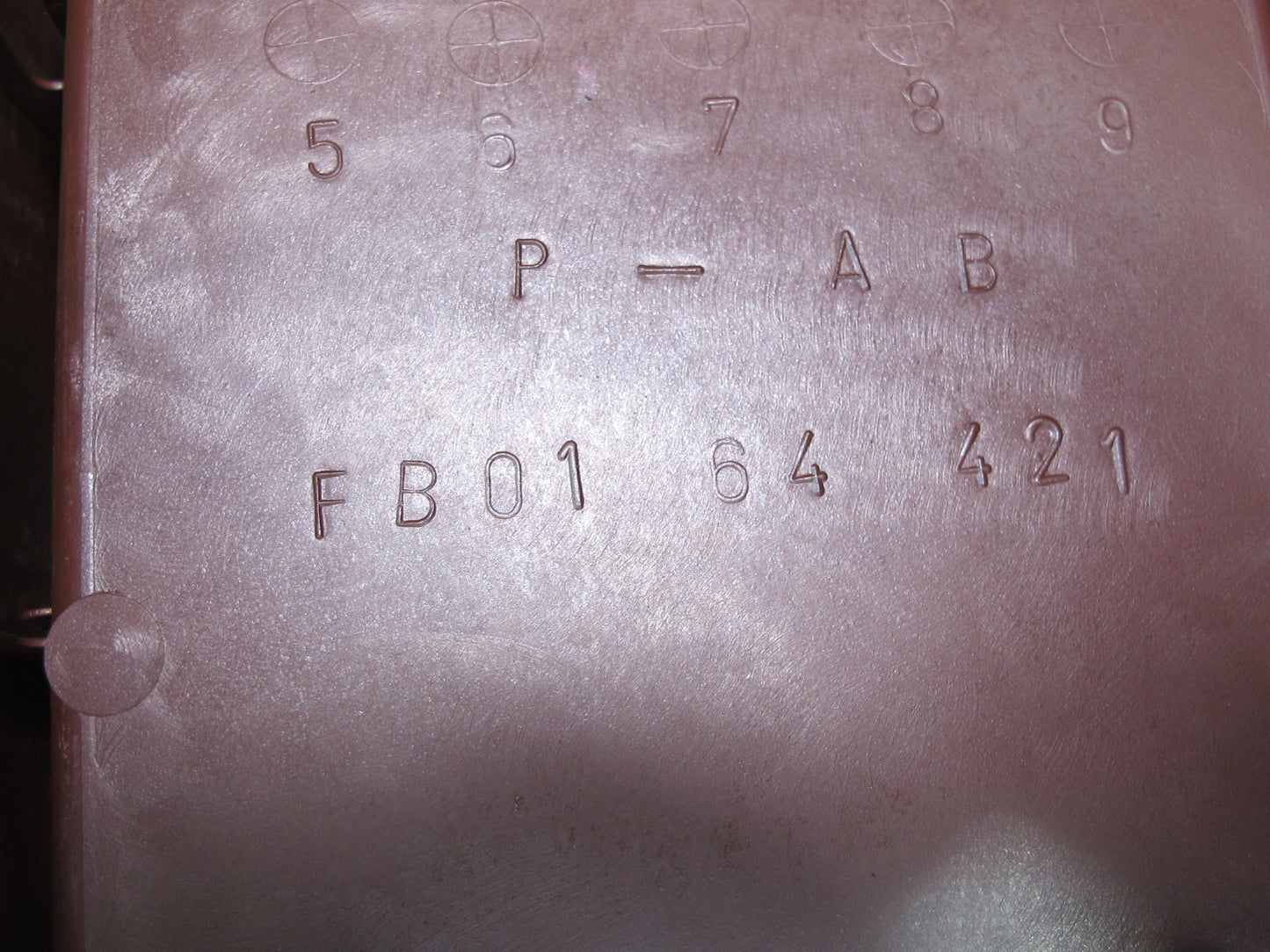 86-88 Mazda RX7 FC3S Center Console Trim Panel RED w Armrest & AAS Switch OEM