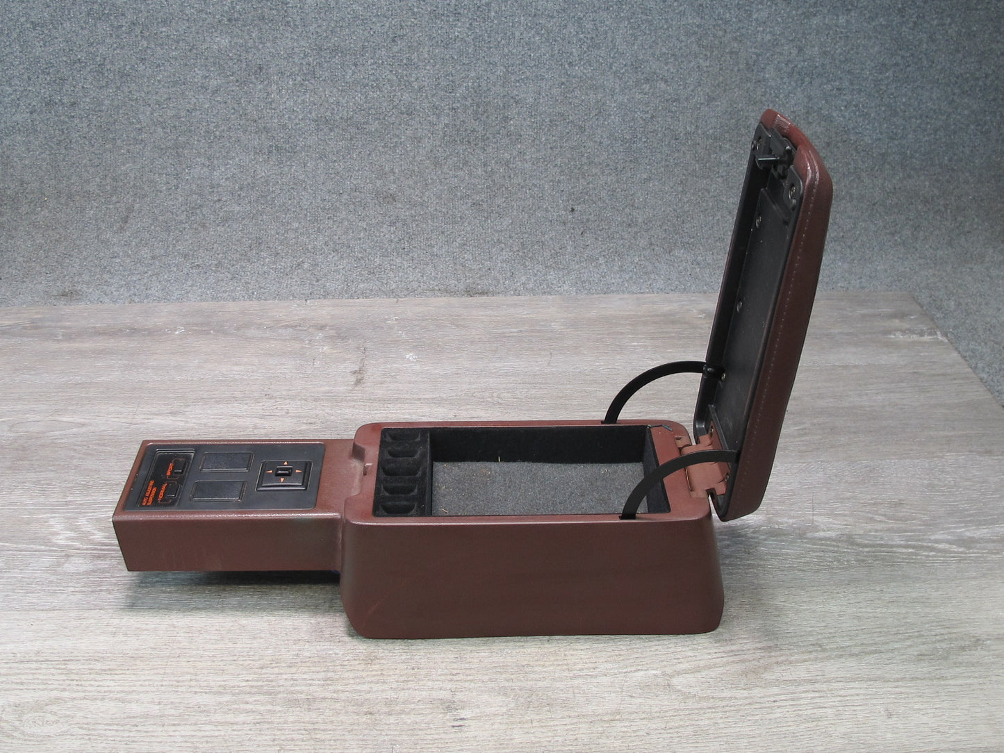 86-88 Mazda RX7 FC3S Center Console Trim Panel RED w Armrest & AAS Switch OEM