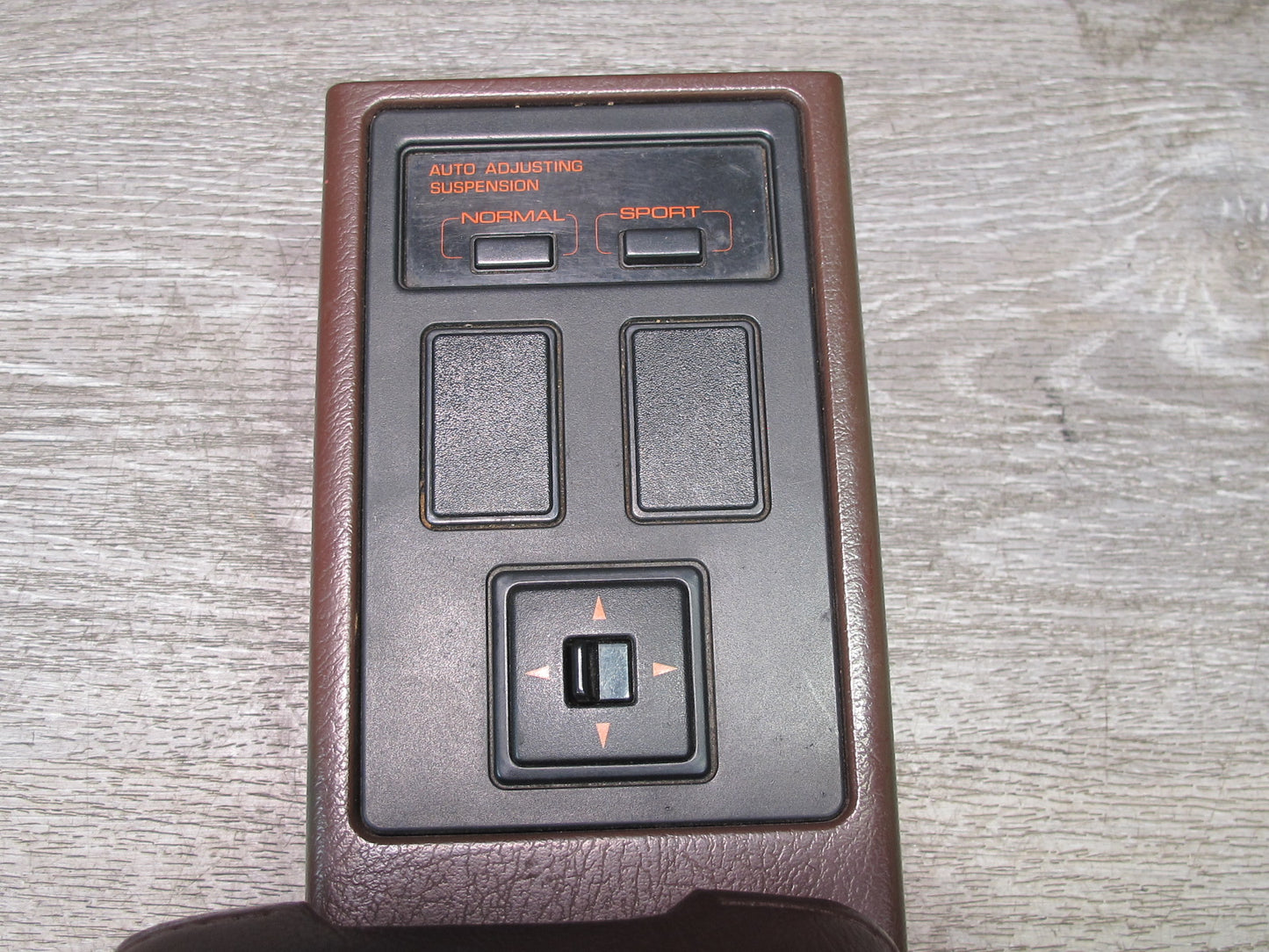 86-88 Mazda RX7 FC3S Center Console Trim Panel RED w Armrest & AAS Switch OEM