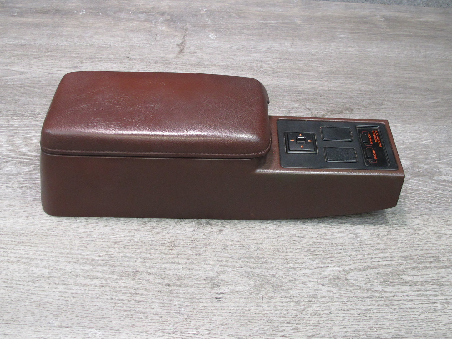 86-88 Mazda RX7 FC3S Center Console Trim Panel RED w Armrest & AAS Switch OEM