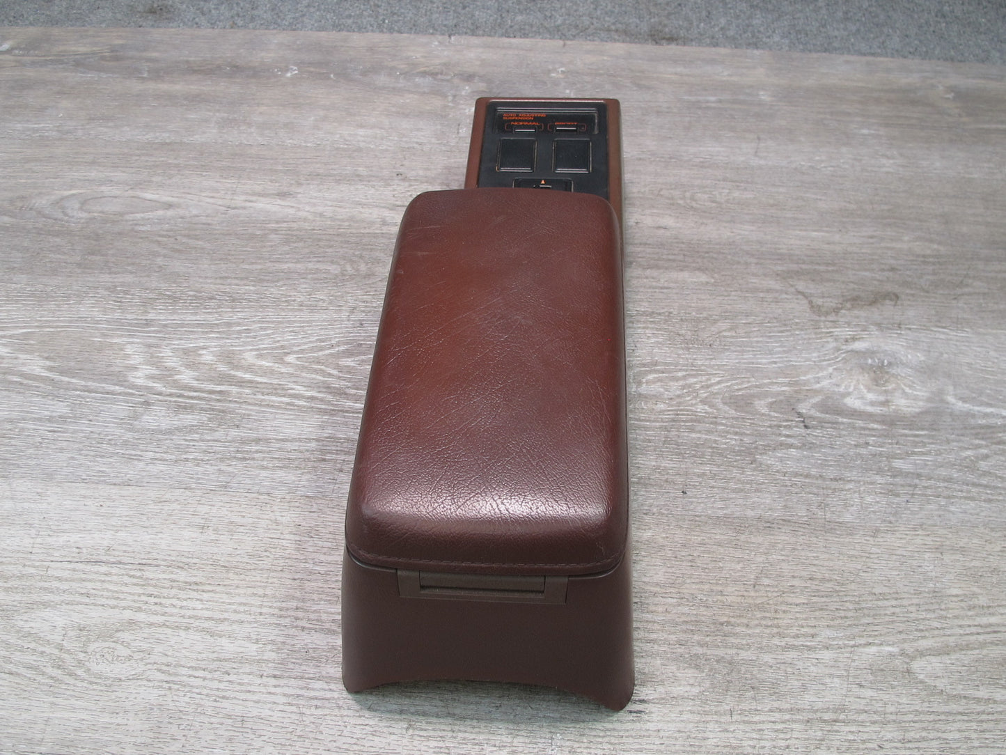 86-88 Mazda RX7 FC3S Center Console Trim Panel RED w Armrest & AAS Switch OEM