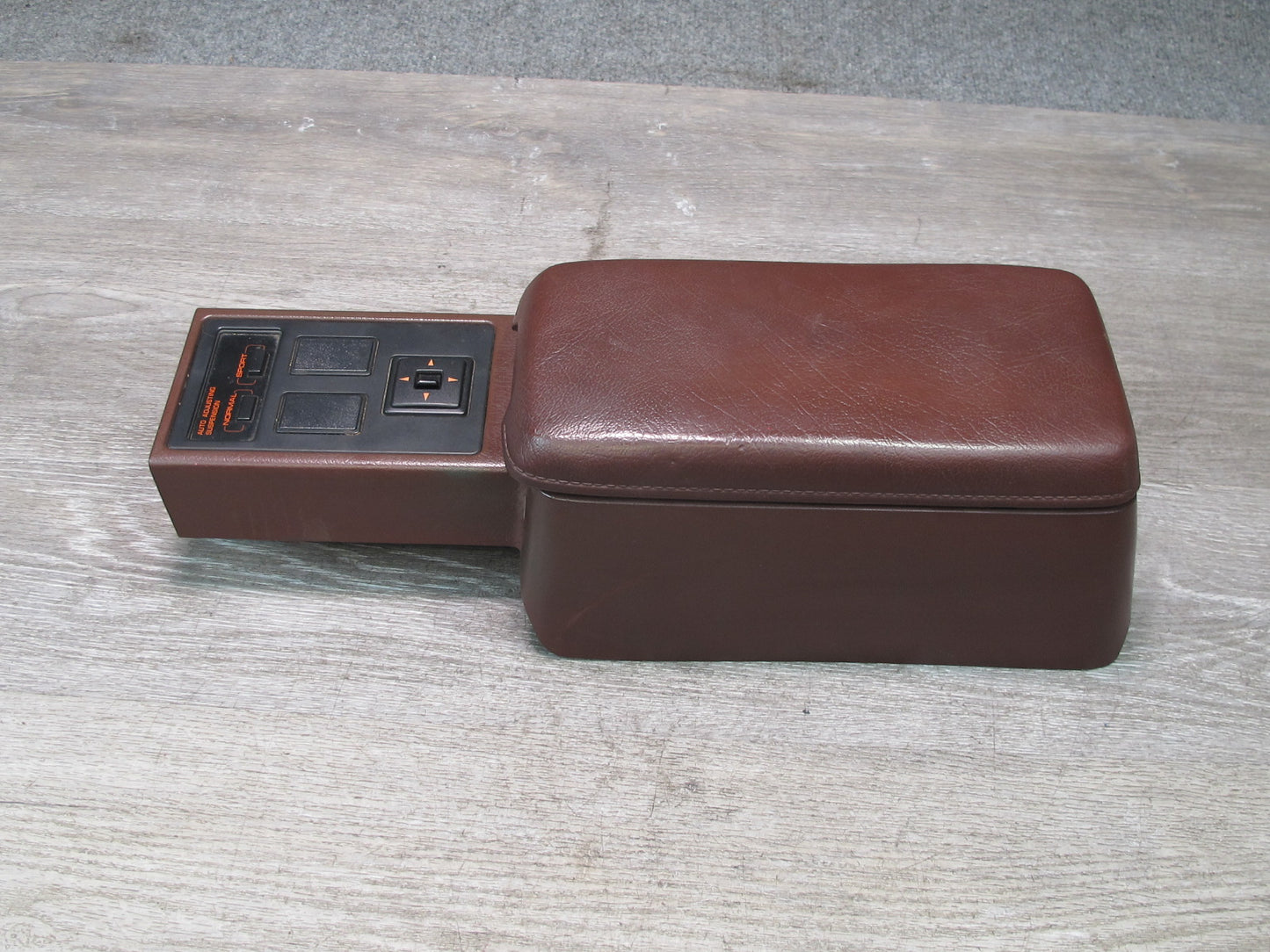 86-88 Mazda RX7 FC3S Center Console Trim Panel RED w Armrest & AAS Switch OEM