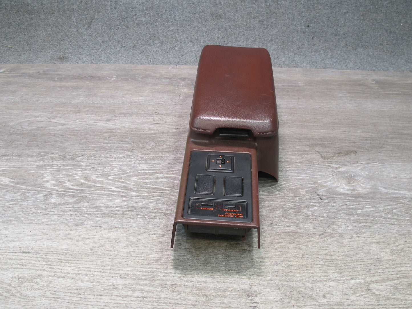 86-88 Mazda RX7 FC3S Center Console Trim Panel RED w Armrest & AAS Switch OEM