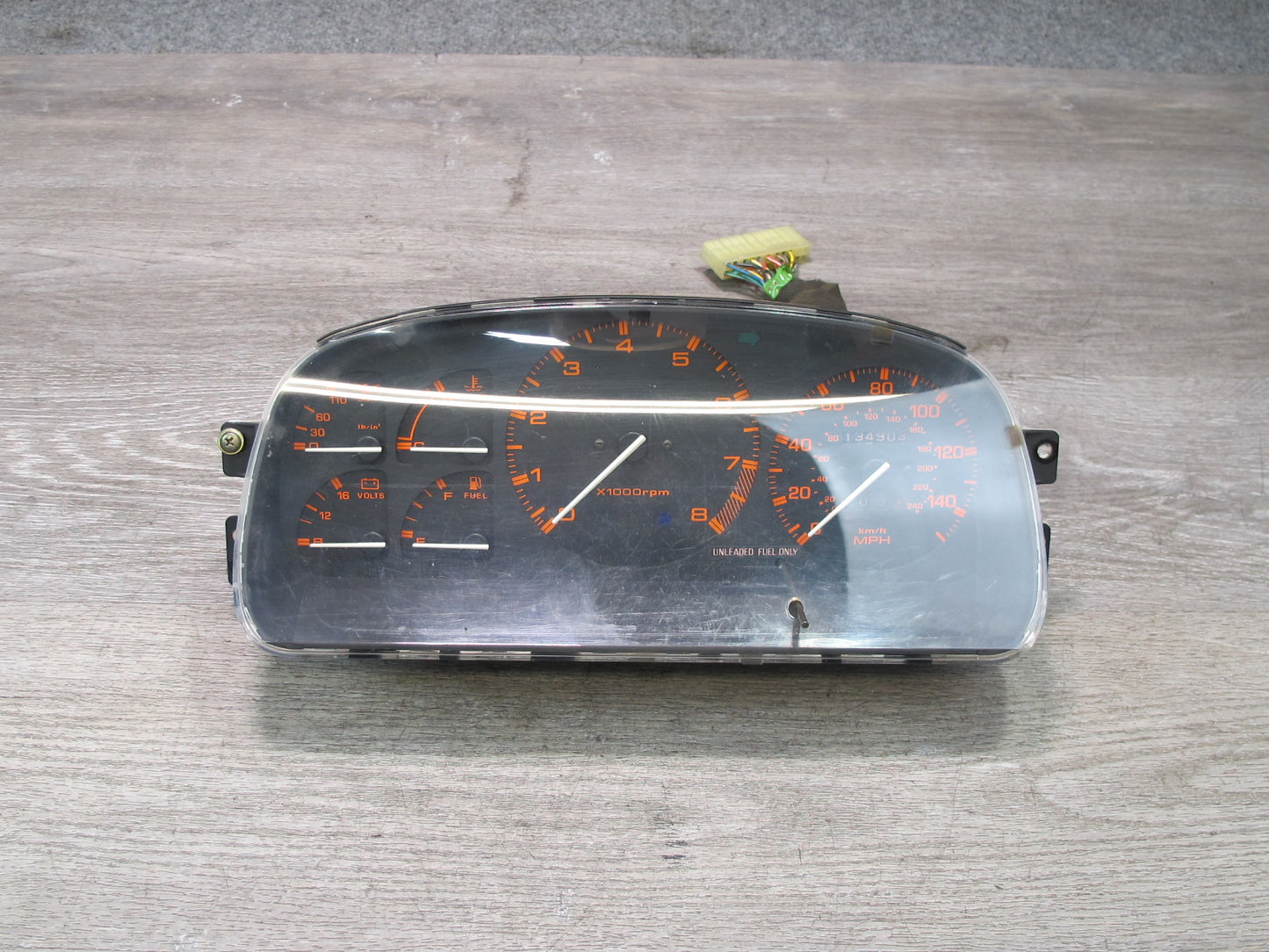86-88 Mazda RX7 FC3S M/T NON Turbo Instrument Cluster Gauge Speedometer OEM