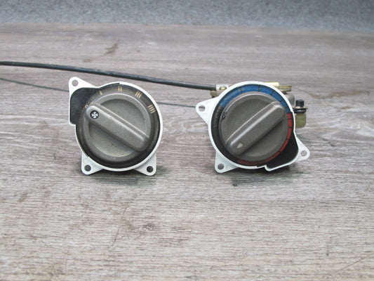 84-85 Mazda RX7 FB A/C Climate Control Blower & Temperature Knob Switch Set OEM