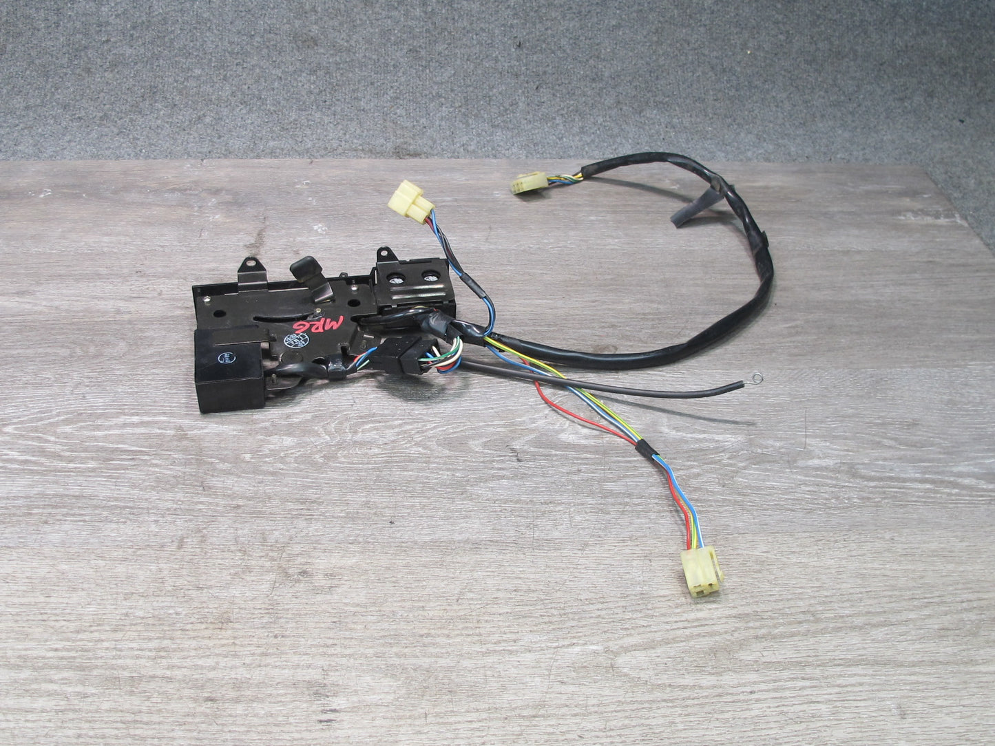 84-85 Mazda RX7 FB Hvac Manual Heater Climate Control Switch Panel w Cable OEM