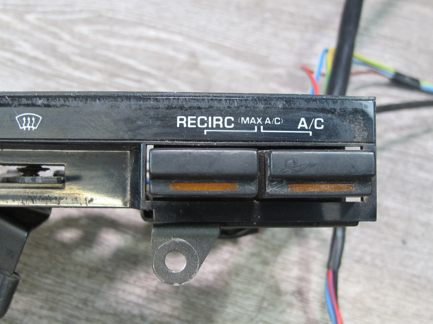 84-85 Mazda RX7 FB Hvac Manual Heater Climate Control Switch Panel w Cable OEM