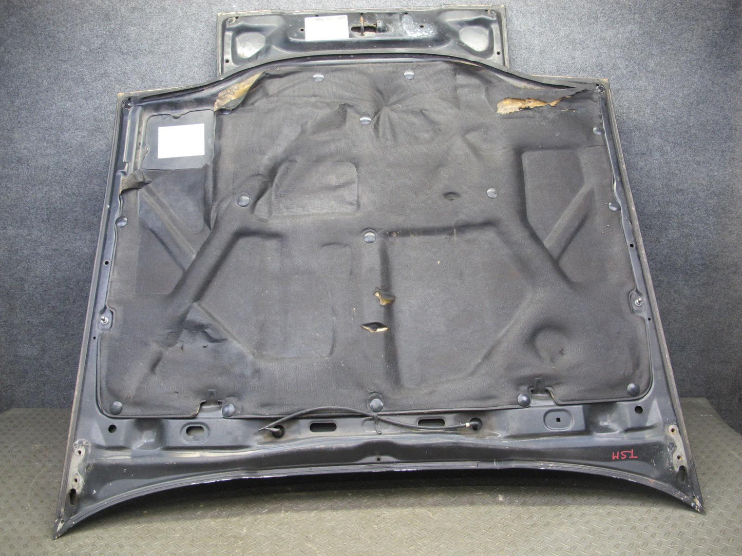 86-92 Toyota Supra MK3 Front Hood Bonnet Shell Panel Cover Black Ruby OEM