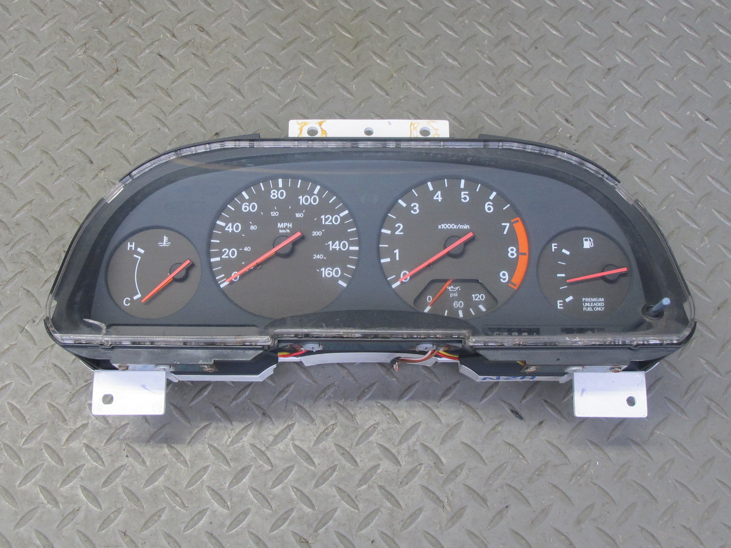 1993 Nissan Z32 300ZX NON Turbo M/T Instrument Cluster Gauge Speedometer OEM