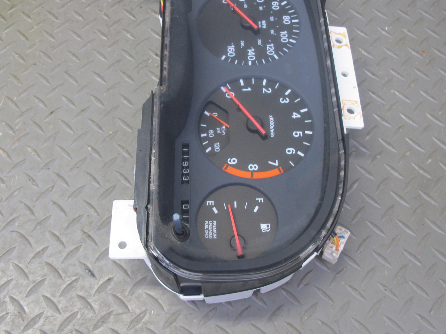 1993 Nissan Z32 300ZX NON Turbo M/T Instrument Cluster Gauge Speedometer OEM