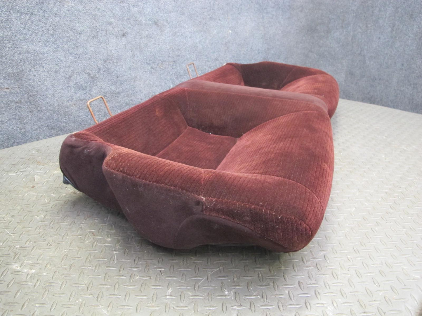 89-92 Toyota Supra MK3 Front & Rear Complete Cloth Seat Set Maroon OEM