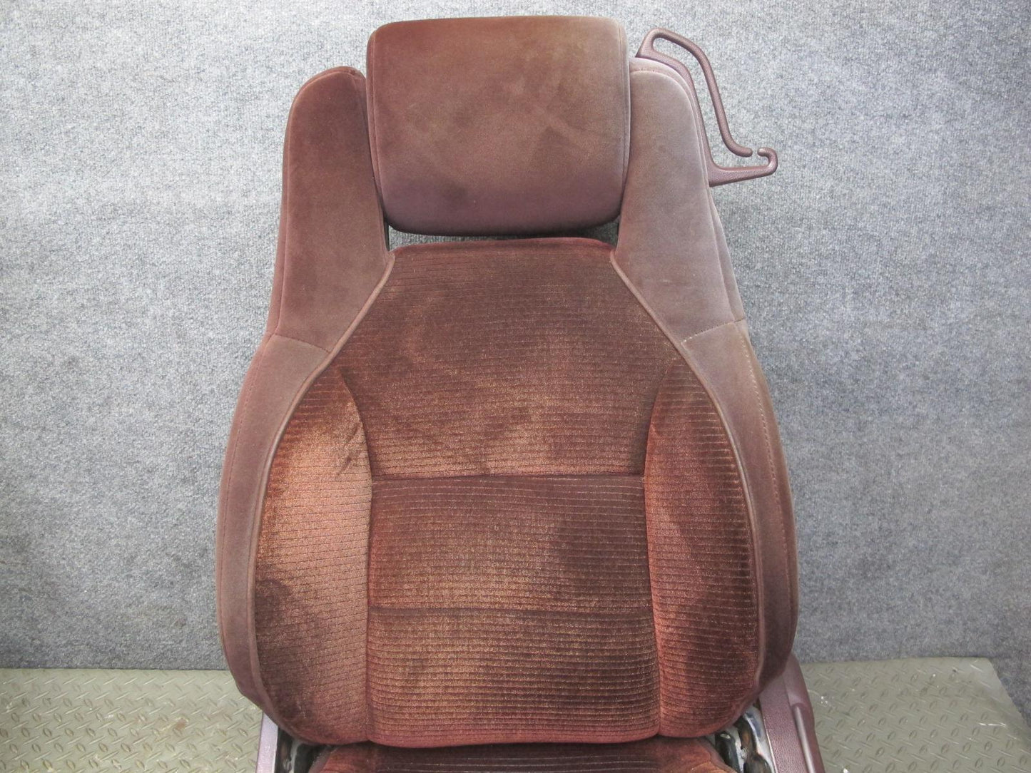 89-92 Toyota Supra MK3 Front & Rear Complete Cloth Seat Set Maroon OEM