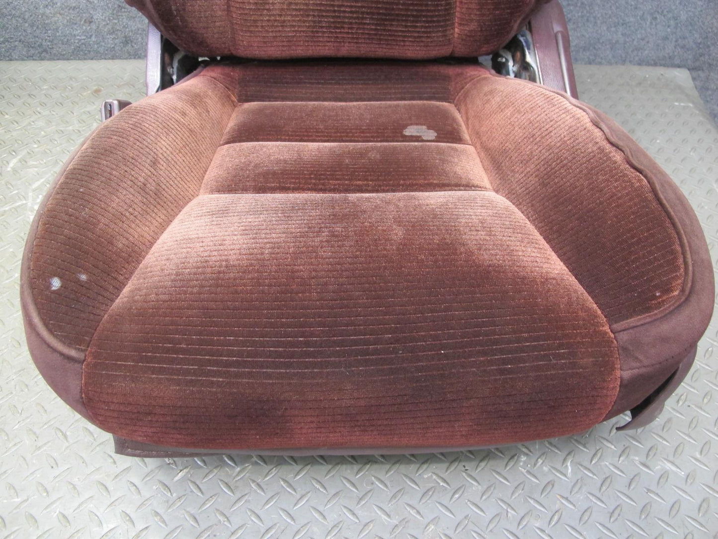 89-92 Toyota Supra MK3 Front & Rear Complete Cloth Seat Set Maroon OEM
