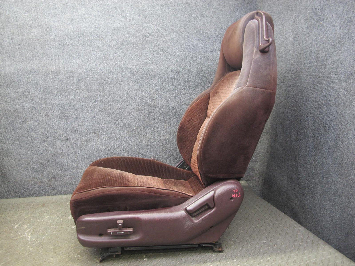 89-92 Toyota Supra MK3 Front & Rear Complete Cloth Seat Set Maroon OEM