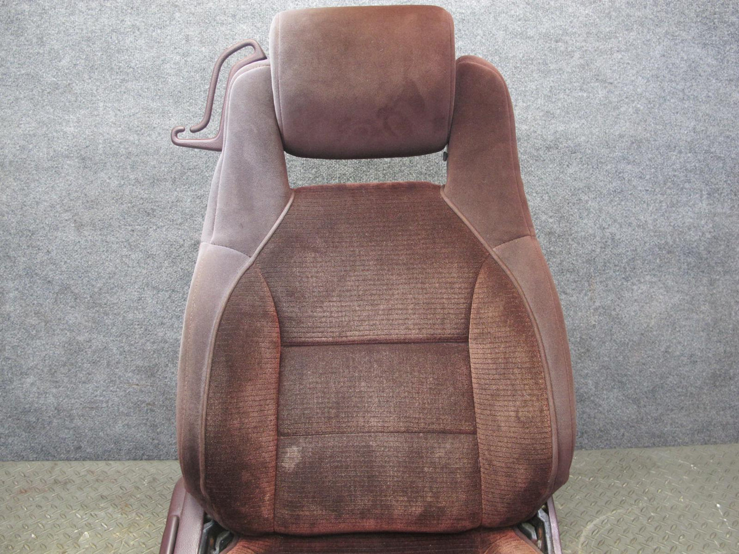89-92 Toyota Supra MK3 Front & Rear Complete Cloth Seat Set Maroon OEM