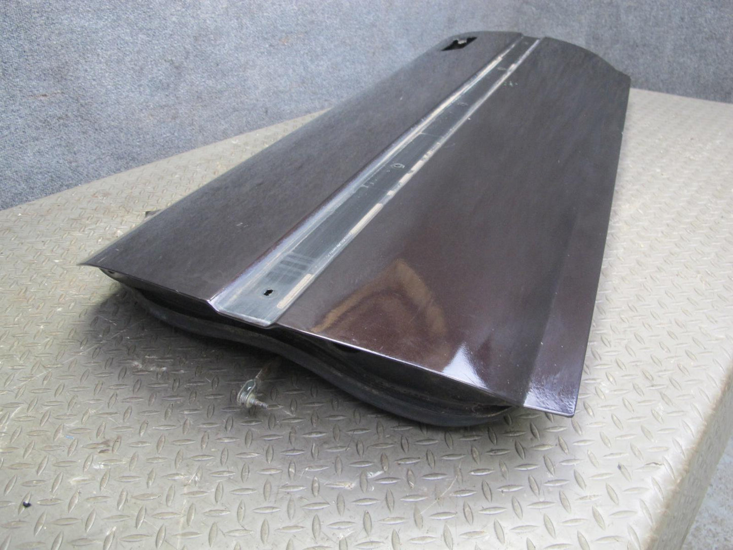 86-92 Toyota Supra MK3 NA Left Driver Door Shell Panel Black Ruby Pearl OEM