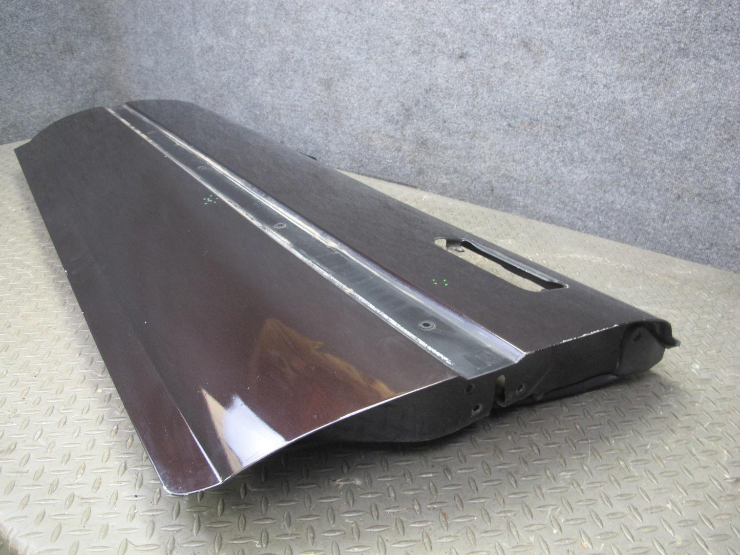 86-92 Toyota Supra MK3 NA Left Driver Door Shell Panel Black Ruby Pearl OEM