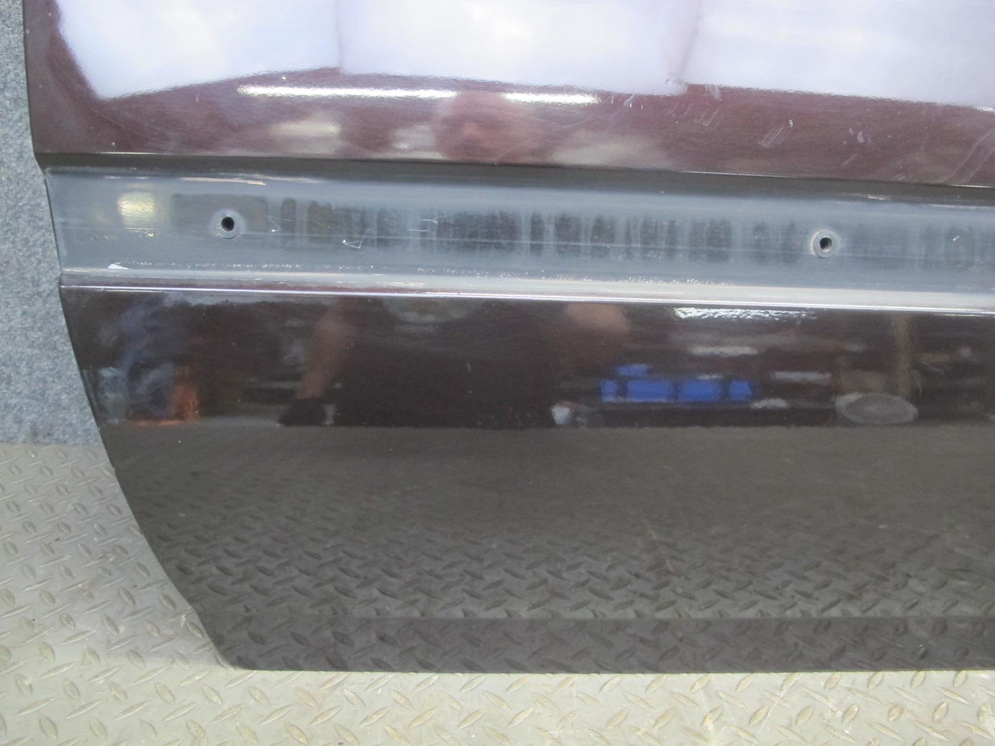 86-92 Toyota Supra MK3 NA Right Passenger Door Shell Panel Black Ruby Pearl OEM