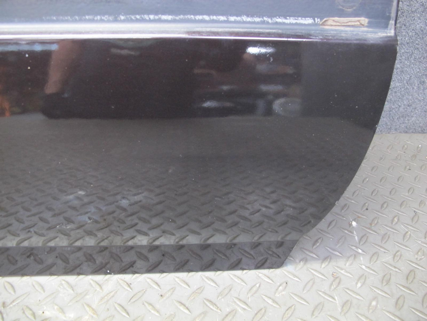 86-92 Toyota Supra MK3 NA Right Passenger Door Shell Panel Black Ruby Pearl OEM