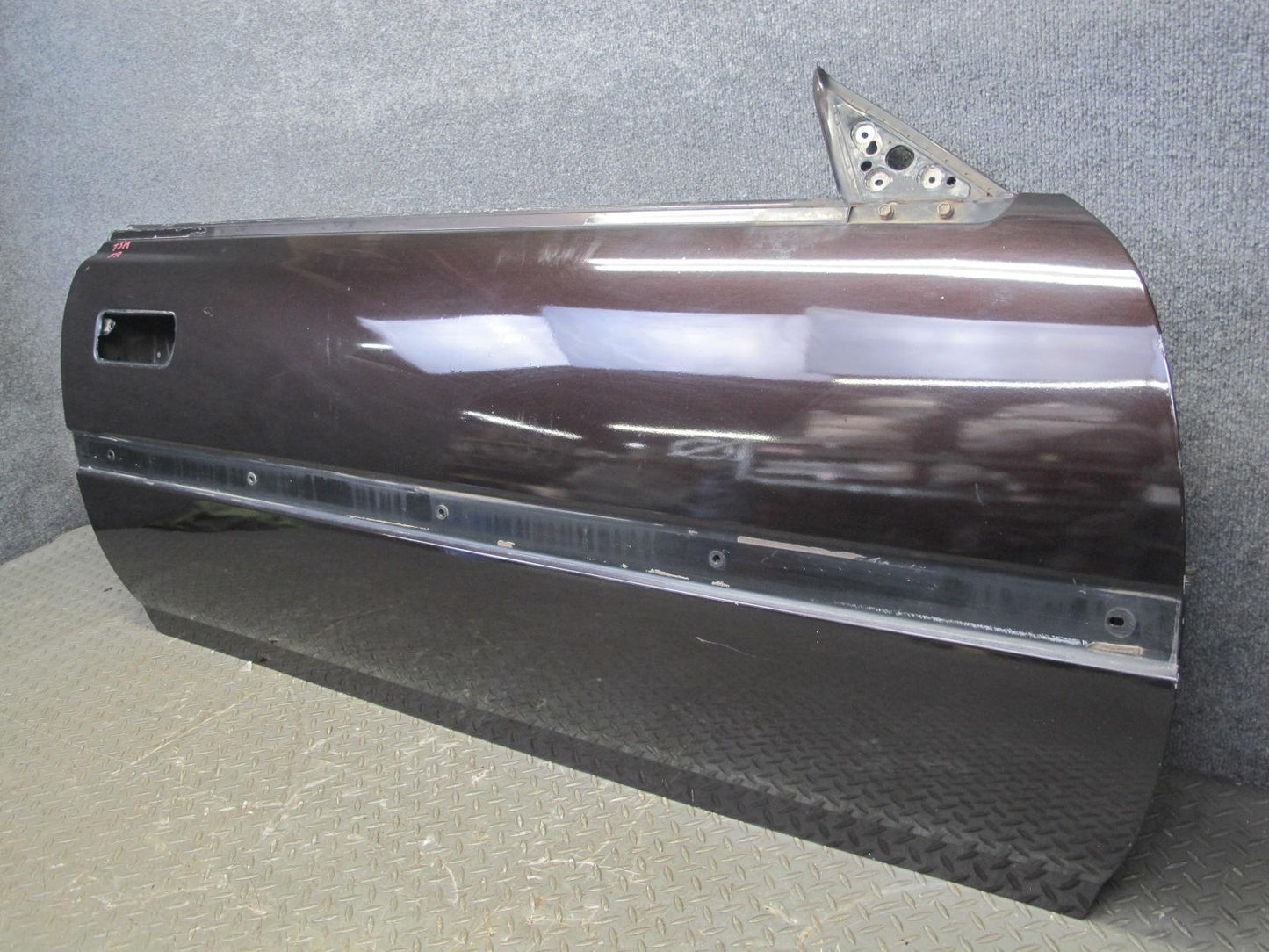 86-92 Toyota Supra MK3 NA Right Passenger Door Shell Panel Black Ruby Pearl OEM