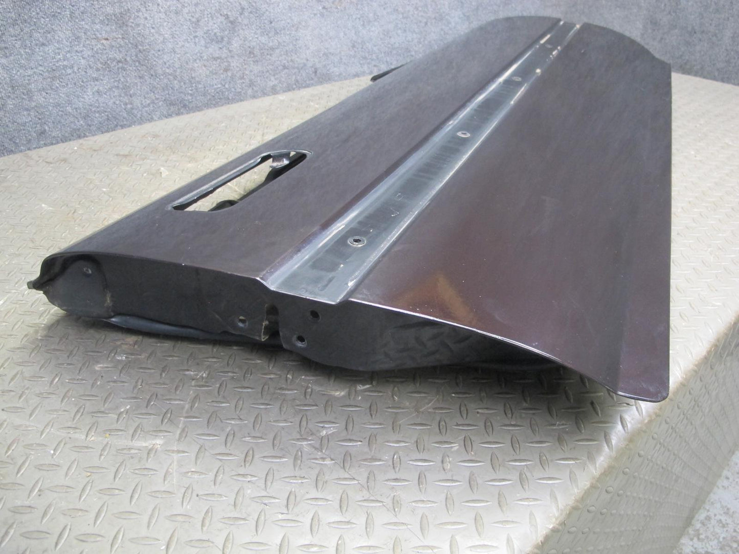 86-92 Toyota Supra MK3 NA Right Passenger Door Shell Panel Black Ruby Pearl OEM