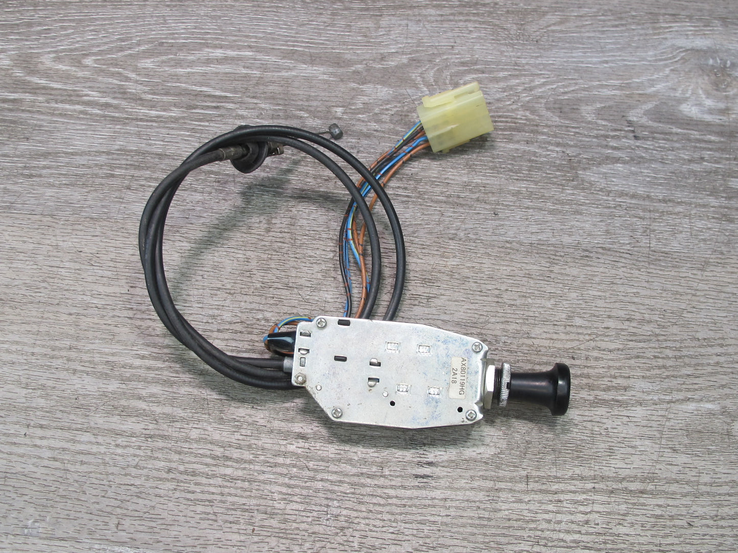 84-85 Mazda RX7 FB 12A Manual Choke Control Switch w Cable & Wiring OEM