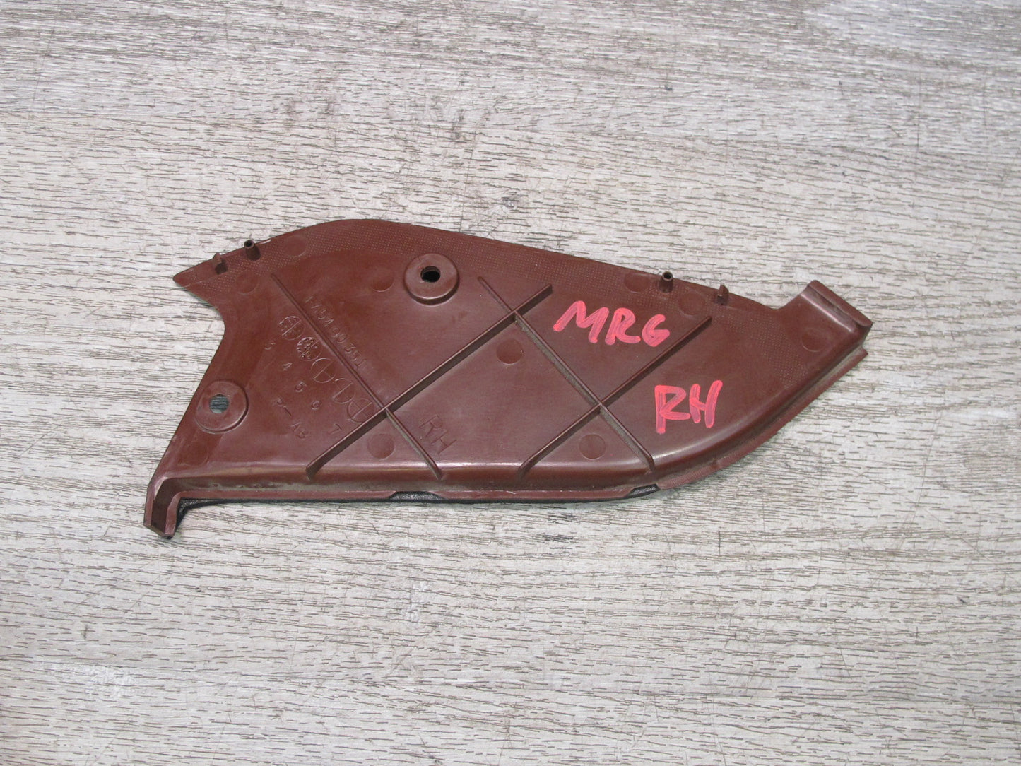 84-85 Mazda RX7 FB Front Right Dash Side Trim Panel END Cap Cover RED OEM