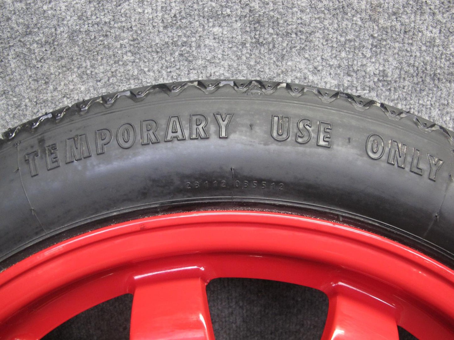 97-04 Porsche Boxster 986 Emergency Spare Tire Wheel 17x3.5 ET19 Conti 105/95