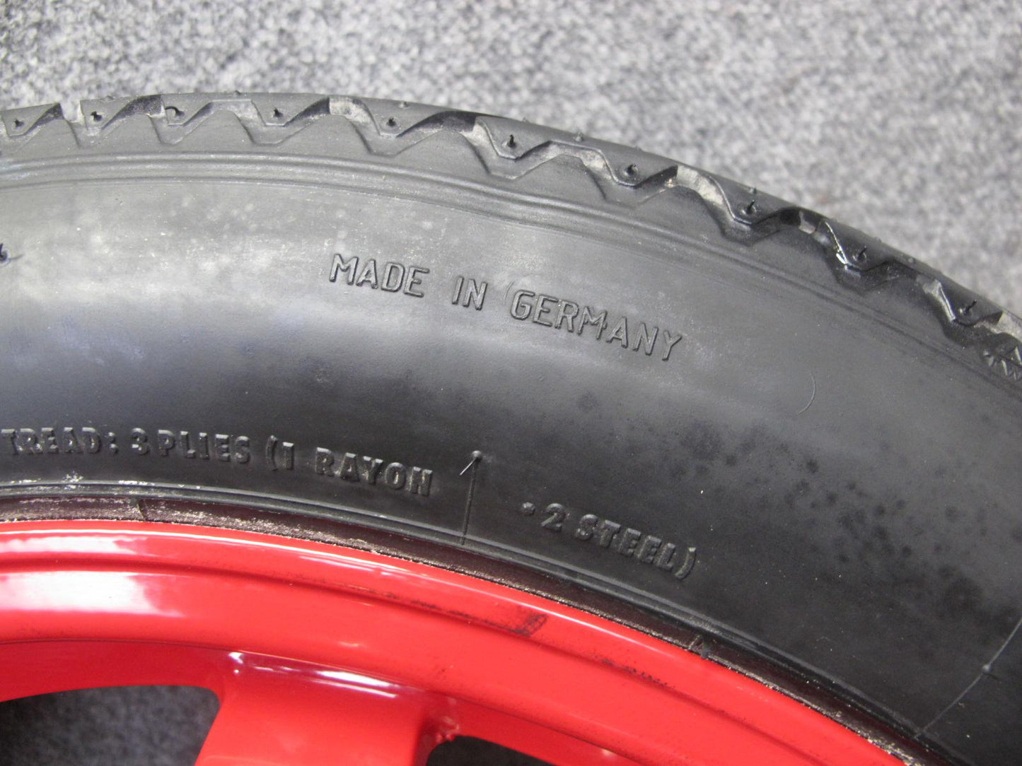 97-04 Porsche Boxster 986 Emergency Spare Tire Wheel 17x3.5 ET19 Conti 105/95