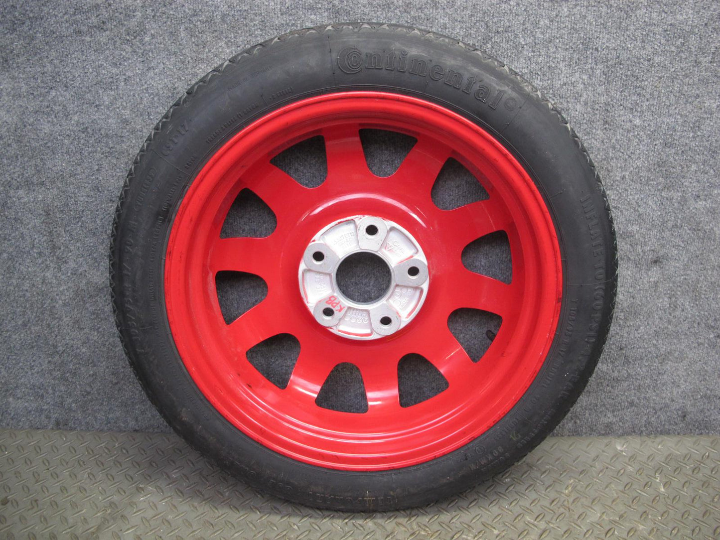 97-04 Porsche Boxster 986 Emergency Spare Tire Wheel 17x3.5 ET19 Conti 105/95