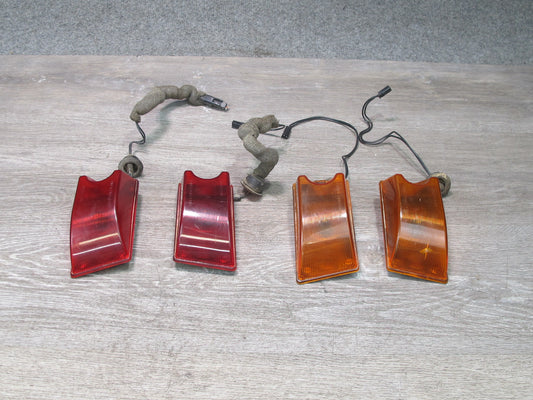 2003-2009 Hummer H2 Front Rear Upper Roof Clearance Marker Light Lamp Set