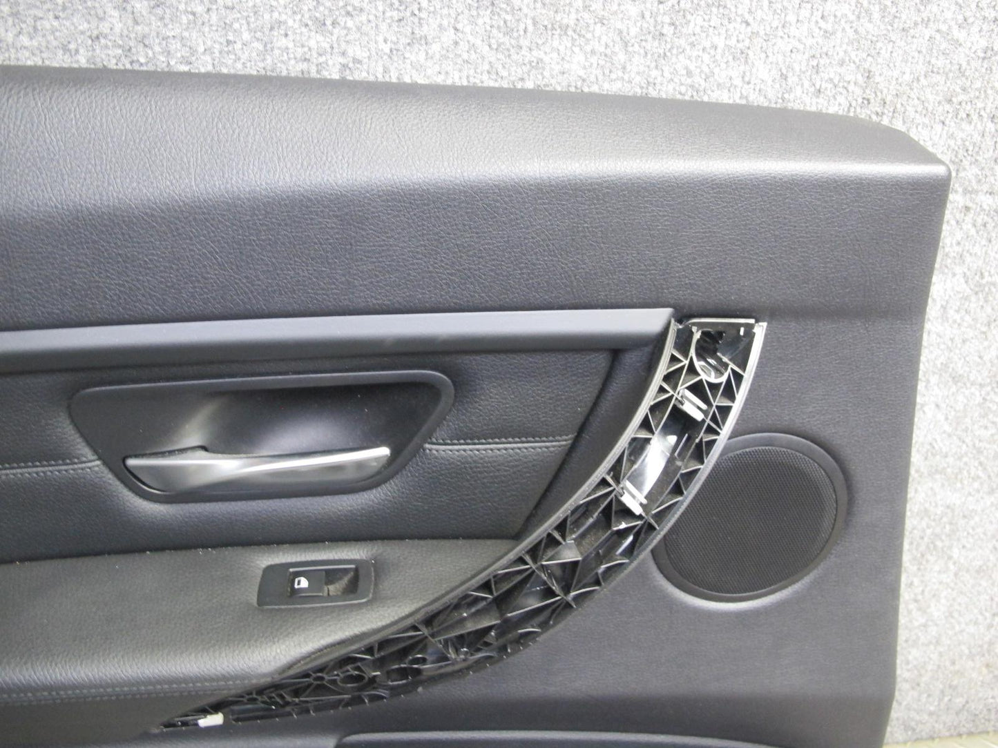 12-18 BMW F30 F31 3-SERIES Rear Door Interior Trim Cover Panel Set Black OEM