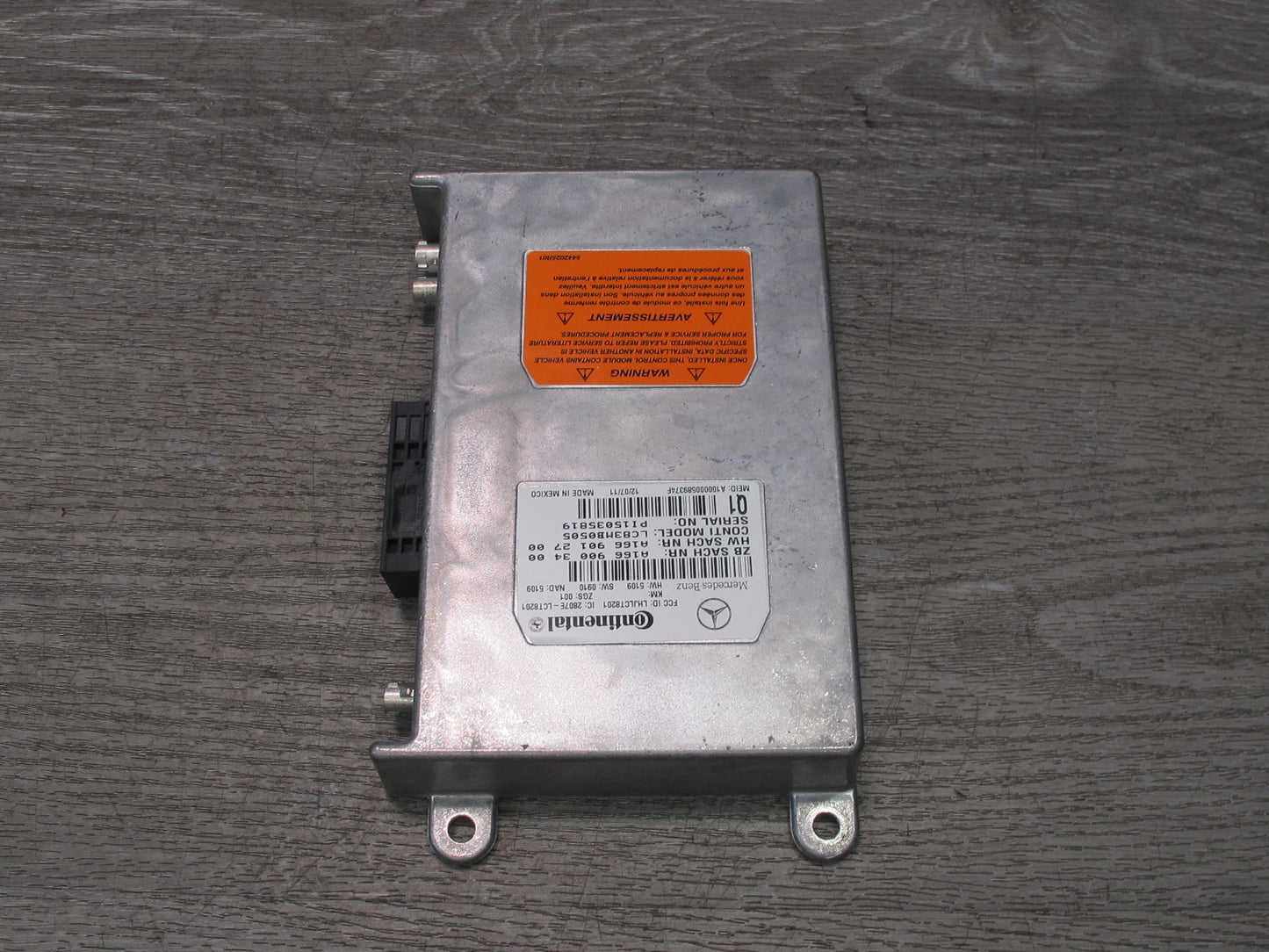 12-15 Mercedes W166 Ml-class Communication Voice Control Module 1669003400 OEM