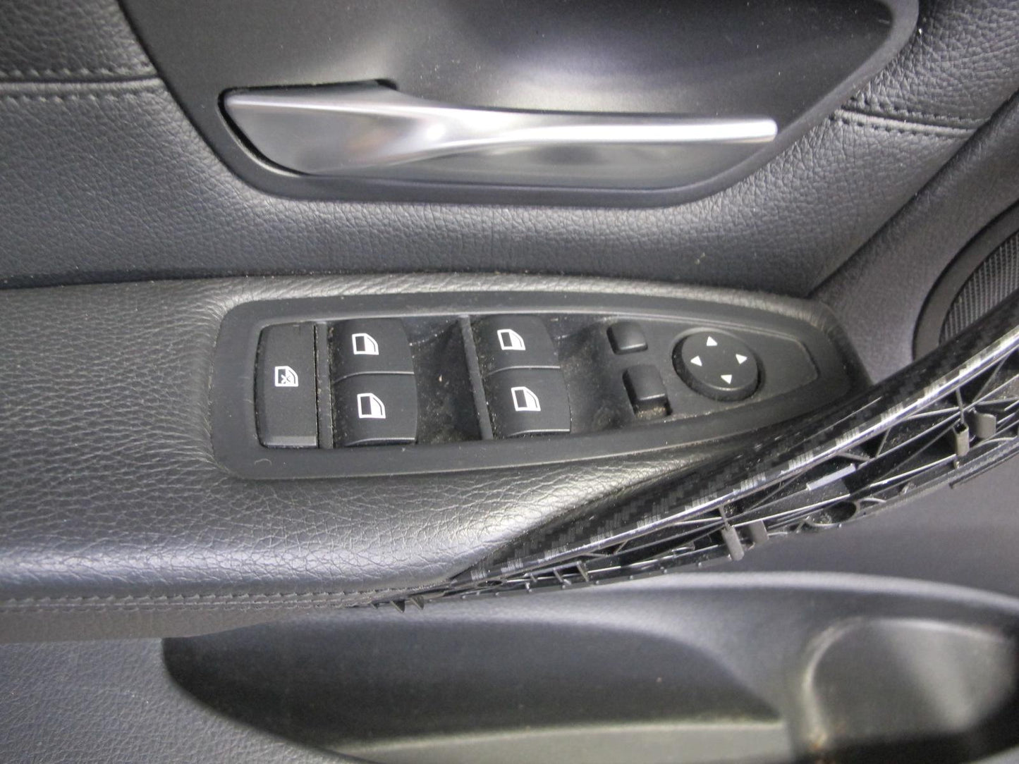 12-18 BMW F30 F31 3-SERIES Front Door Interior Trim Cover Panel Set Black OEM