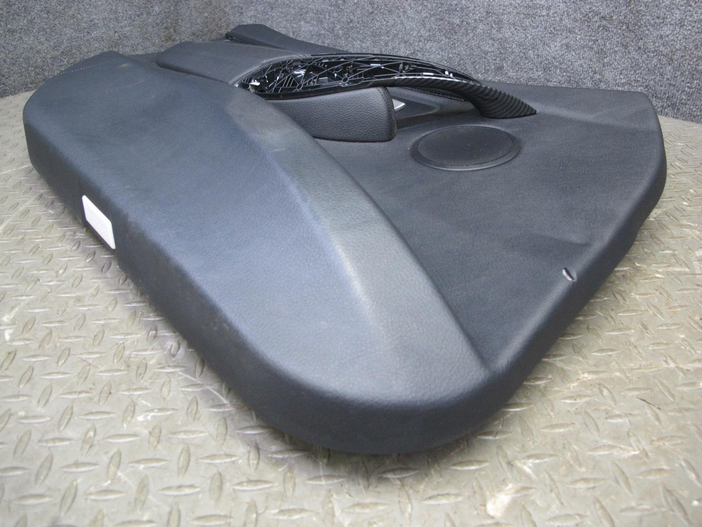 12-18 BMW F30 F31 3-SERIES Front Door Interior Trim Cover Panel Set Black OEM