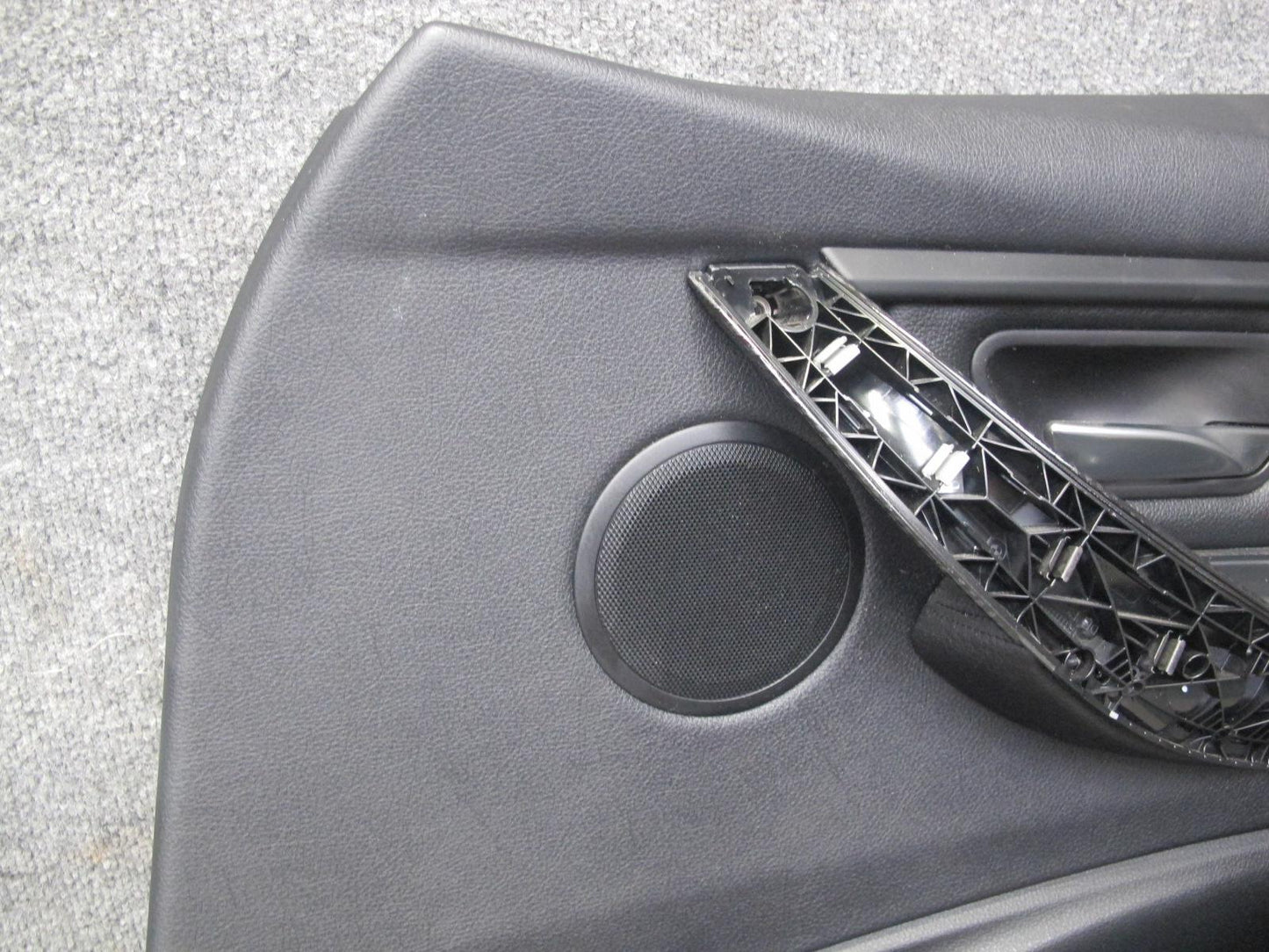 12-18 BMW F30 F31 3-SERIES Front Door Interior Trim Cover Panel Set Black OEM