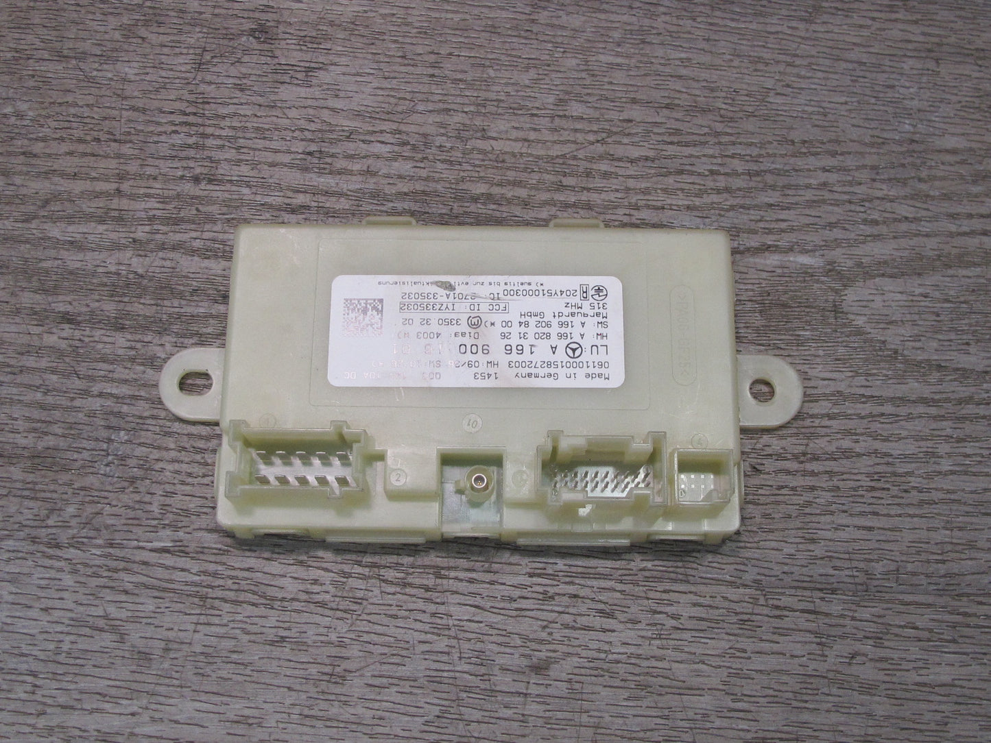 12-15 Mercedes X166 W166 GL Ml-class Keyless GO Entry Control Module Unit OEM
