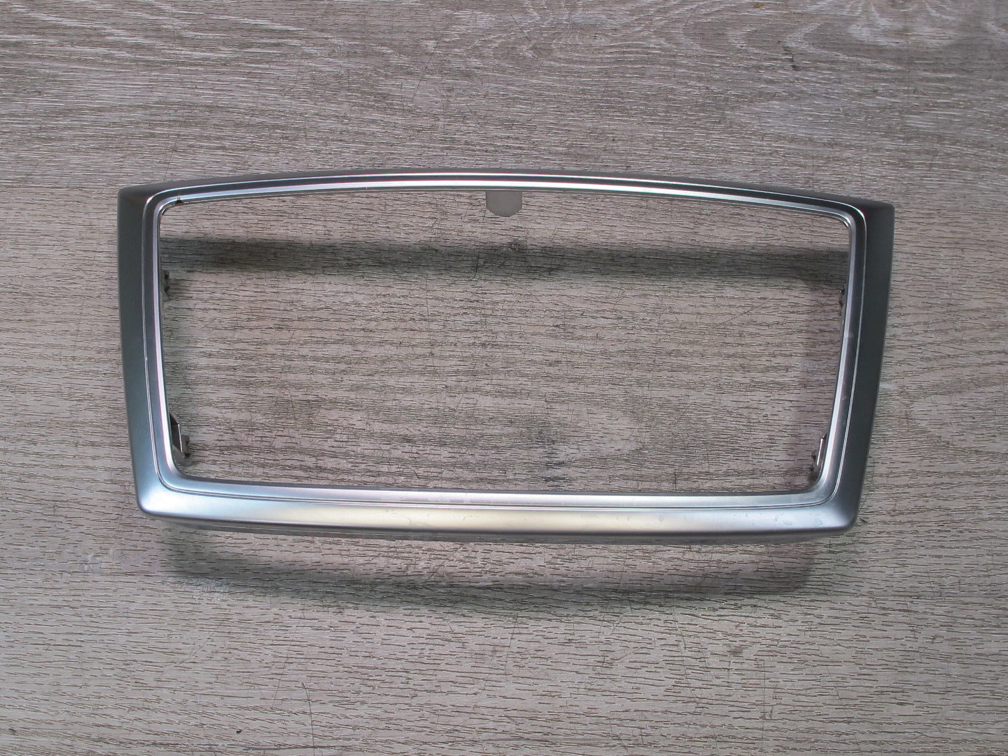 12-15 Mercedes W166 Ml-class Dash Front Center Radio Chrome Trim Bezel Panel OEM