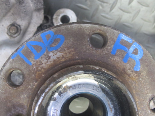 14-16 BMW F30 F31 F33 AWD Front Right Spindle Knuckle Wheel Hub Bearing OEM