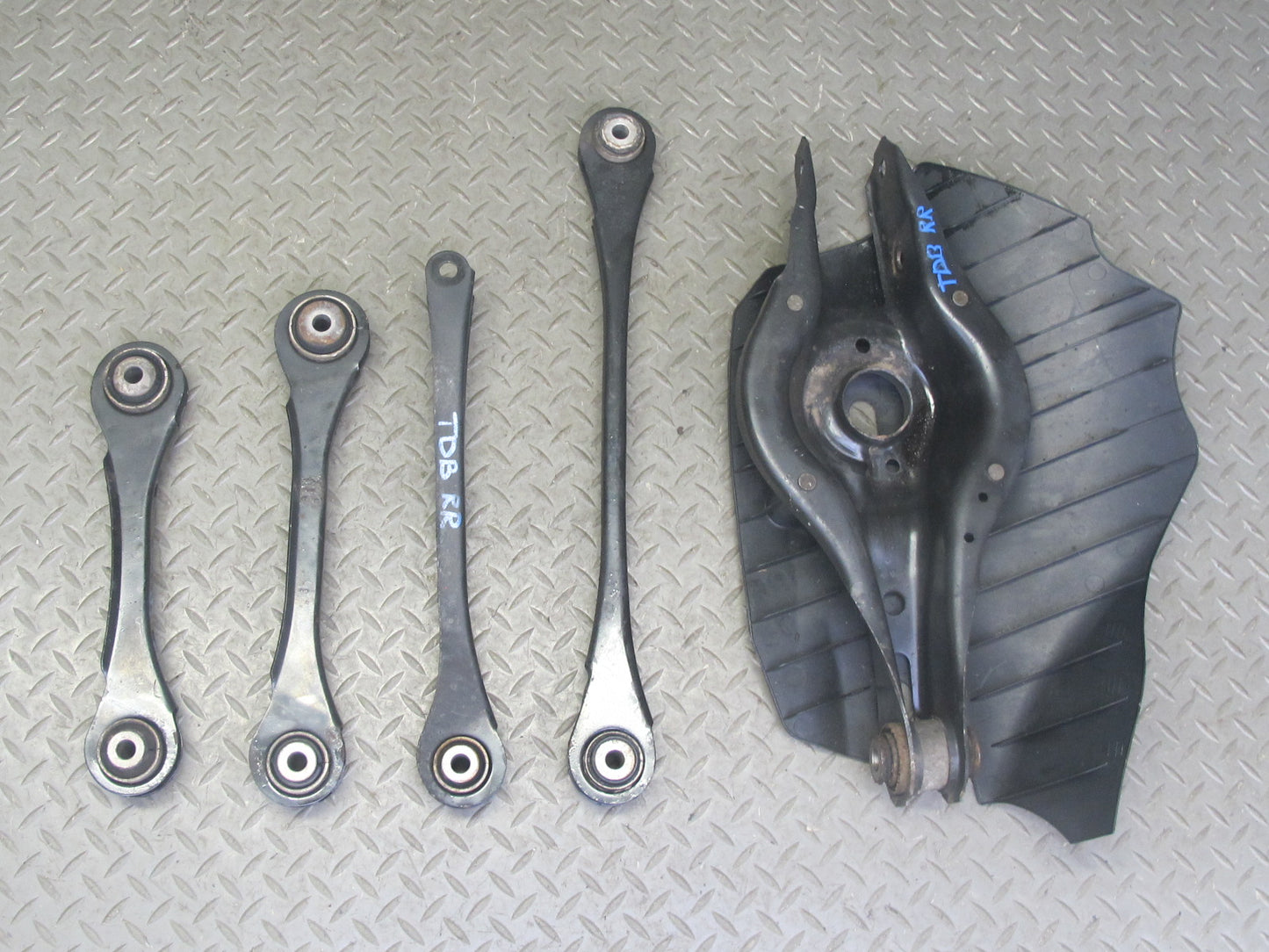 12-18 BMW F30 3-SERIES AWD Set of 5 Rear Right Upper & Lower Control Arm OEM