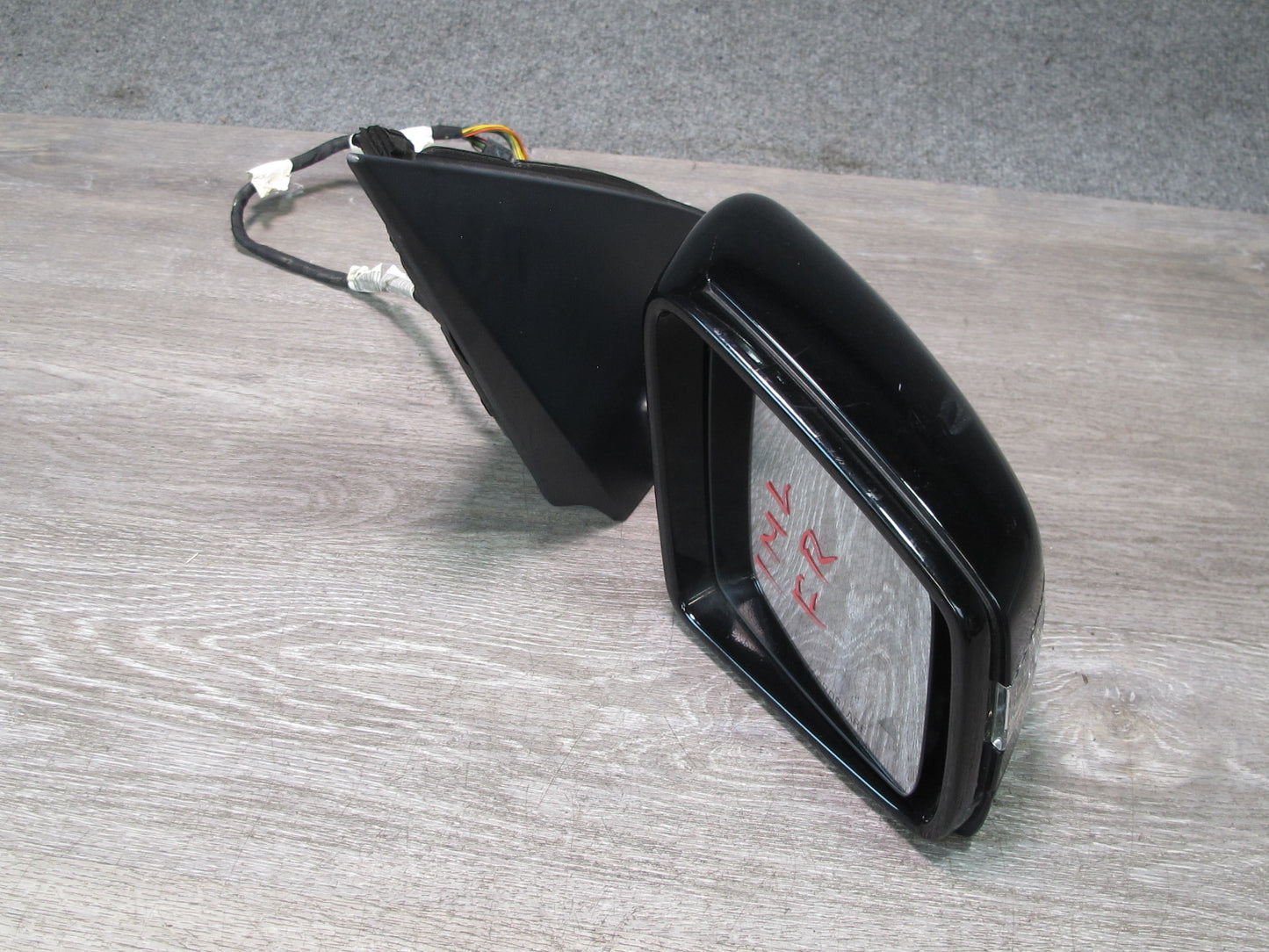 12-15 Mercedes X166 W166 GL ML Right Door Side View Mirror w Blind Spot OEM